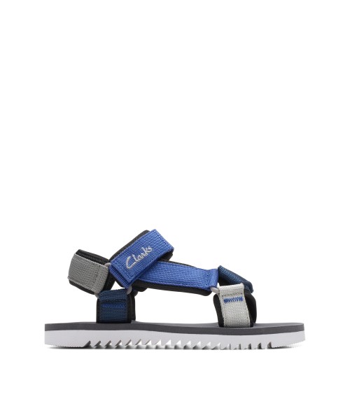Clarks - Peak Web Kid Blue Combi Textile Clarks - Peak Web Kid Blue Combi Textile